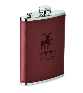 Логотрейд pекламные подарки картинка: Slim hip flask 200 ml