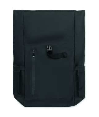 Лого трейд бизнес-подарки фото: Rolltop laptop rucksack 600D