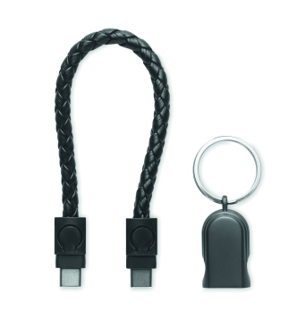 Логотрейд pекламные подарки картинка: Key ring loop cable type-C