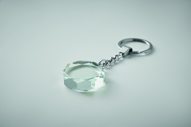 Логотрейд бизнес-подарки картинка: Glass round award key ring