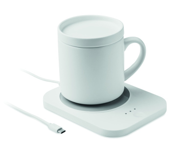 Лого трейд бизнес-подарки фото: Wireless charger mug warmer set