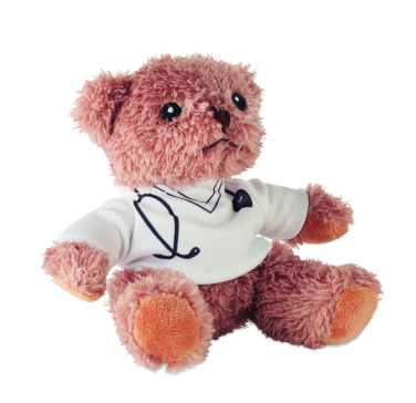 Логотрейд pекламные cувениры картинка: Teddy bear plush doctor