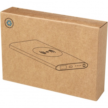 Logotrade presentreklam bild: Juice trådlös 4 000 mAh Type C-powerbank i återvunnen aluminium 