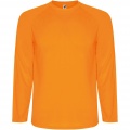 Montecarlo långärmad sport t-shirt för barn, Fluor Orange