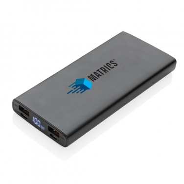 Logotrade profilreklam bild: Aluminium 18W 10.000 mAh PD Powerbank
