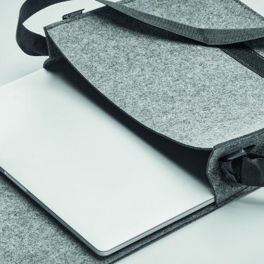 Logotrade profilreklam bild: Laptop fodral i filt RPET
