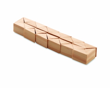 Logotrade profilreklam bild: Träpussel/hjärnspöke i trä