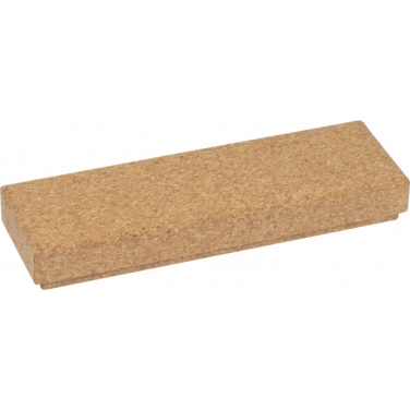 Logotrade profilreklam bild: Twist-kulpenna metall och kork LILLEHAMMER