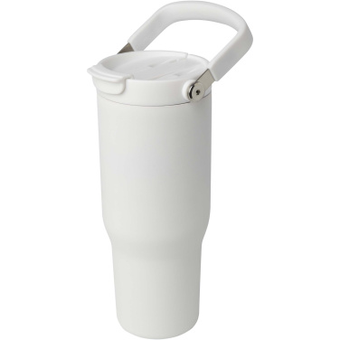 Logotrade presentreklam bild: Bronx 900 ml vakuumisolerad termos av koppar och RCS-certifierat återvunnet rostfritt stål med ett lock med dubbla funktioner