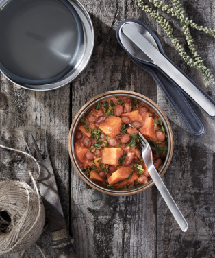 Logotrade kampanjprodukter bild: Black+Blum Lunchskål i glas 750 ml